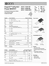 DataSheet IXFH110N10P pdf